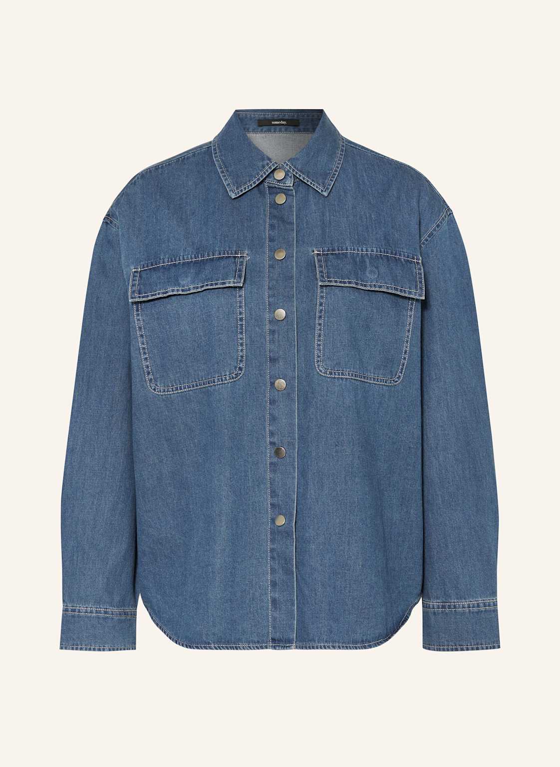 Someday Jeansbluse Zadisson blau Someday Jeansbluse Zadisson blau von someday