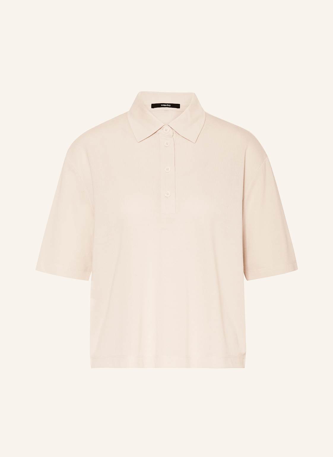 Someday Jersey-Poloshirt Kiolette beige von someday