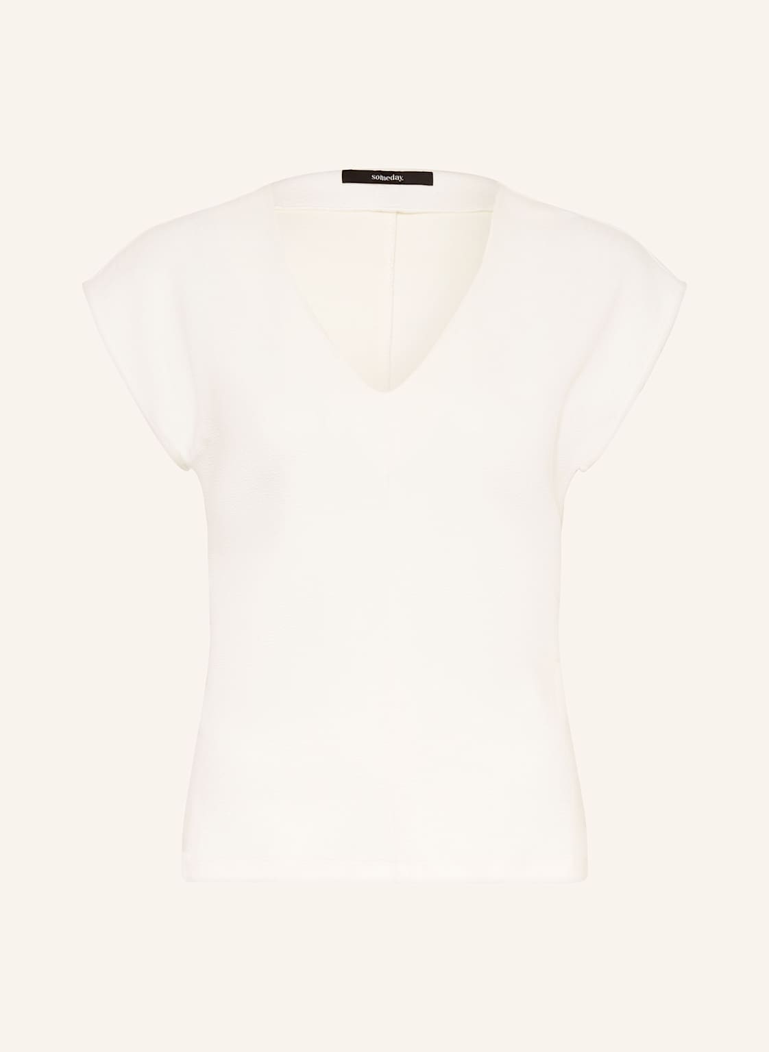 Someday T-Shirt Kava Mit Drapagen weiss Someday T-Shirt Kava Mit Drapagen weiss von someday