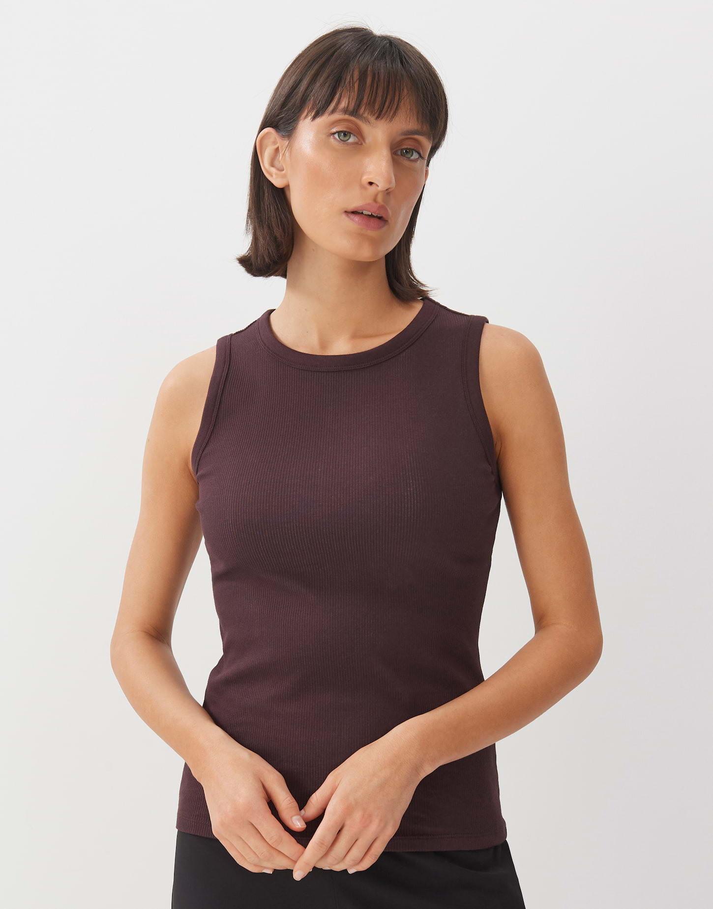 someday - Tank Top Kleanne figurbetont geschnitten, für Damen, Pflaume, Größe 42 von someday