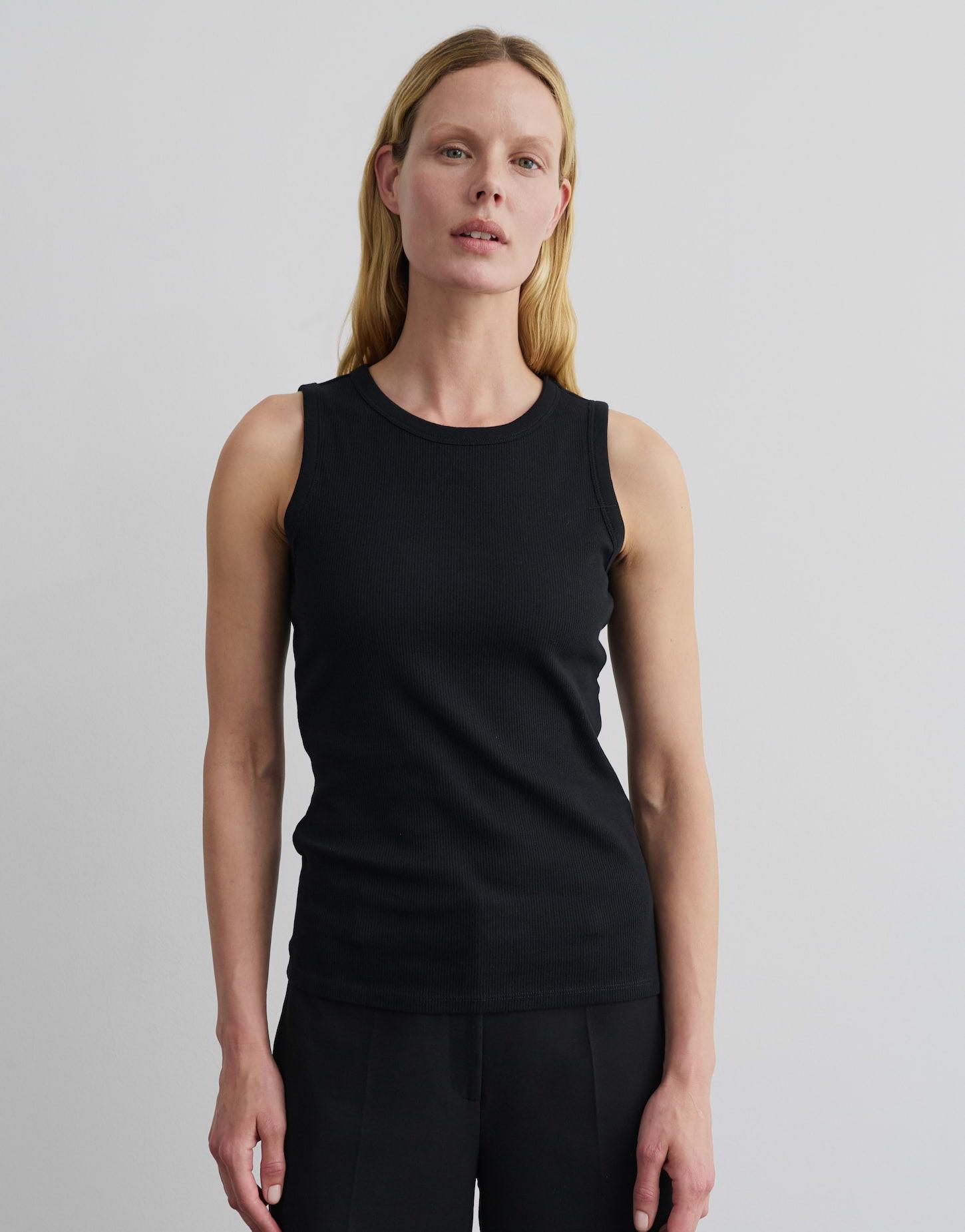 someday - Tank Top Kleanne Figurbetont, für Damen, Schwarz, Größe 36 von someday