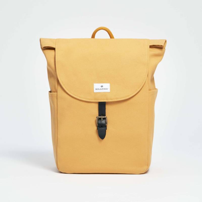 Classic Backpack L, Mustard Yellow von souleway