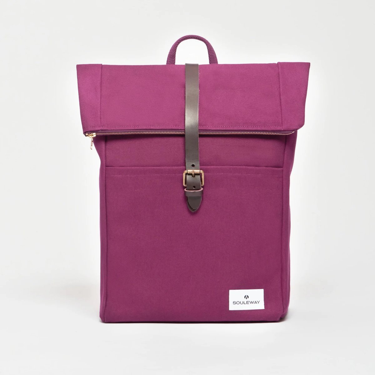 Foldtop Rucksack L, Bordeaux Red von souleway