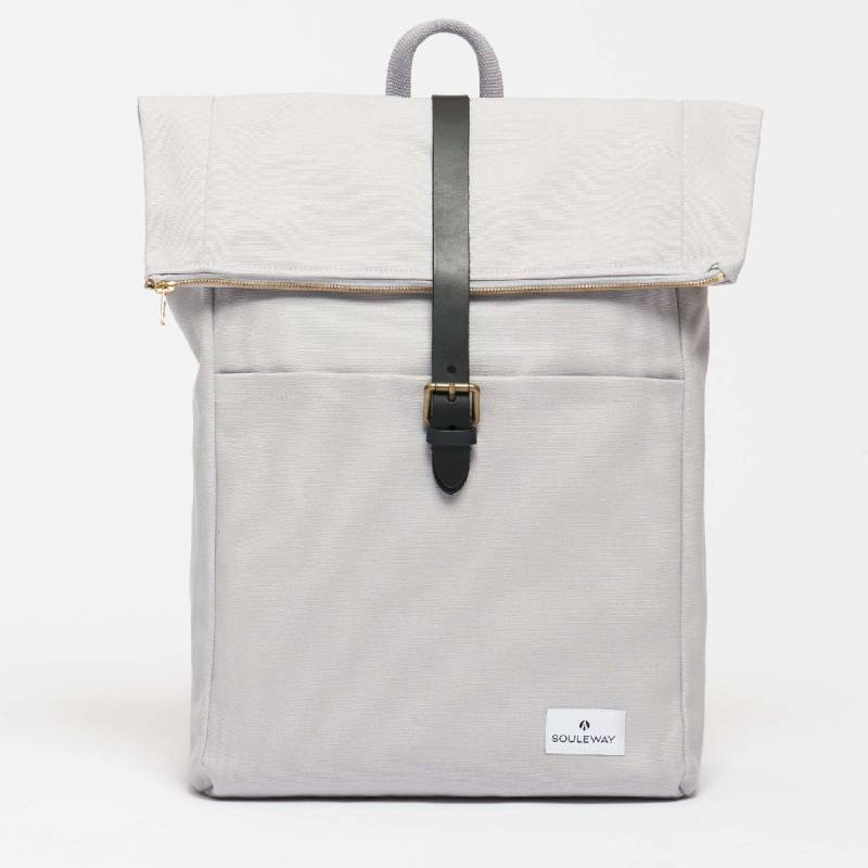 Foldtop Rucksack L, Dust Grey von souleway