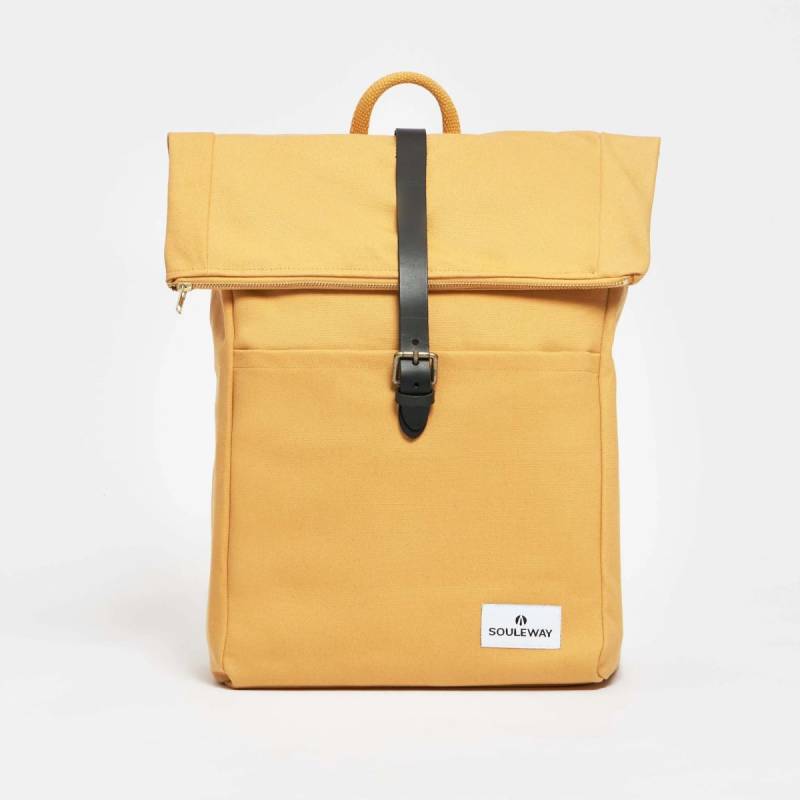 Foldtop Rucksack L, Mustard Yellow von souleway