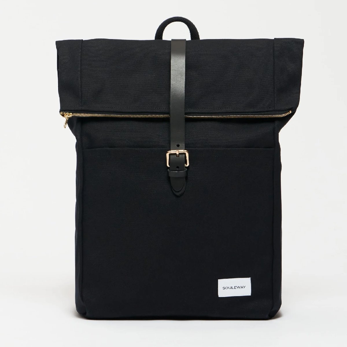 Foldtop Rucksack L, Night Black von souleway