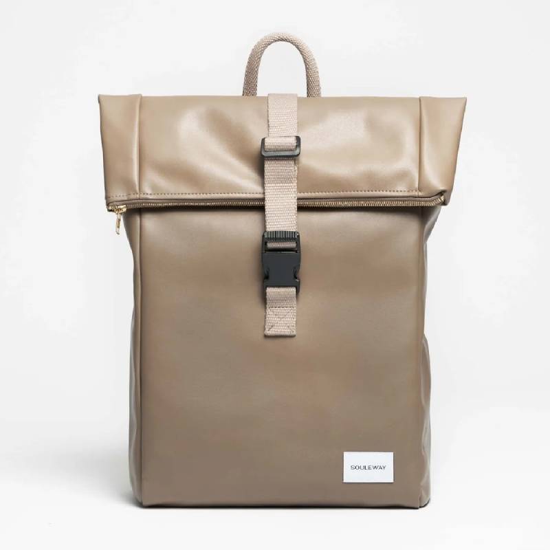 Foldtop Rucksack - Oleatex Edition, Mocha Brown von souleway