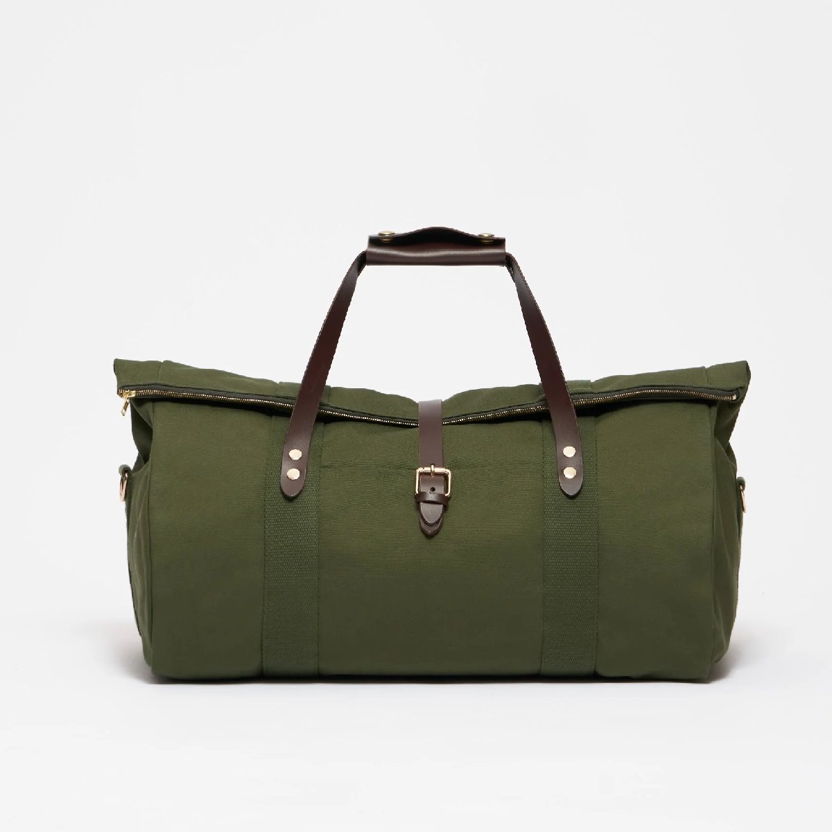 Foldtop Weekender, Dark Olive von souleway