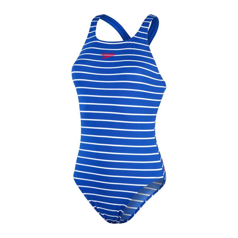 Badeanzug, Damen Eco+ Printed Medalist Damen  38 von speedo