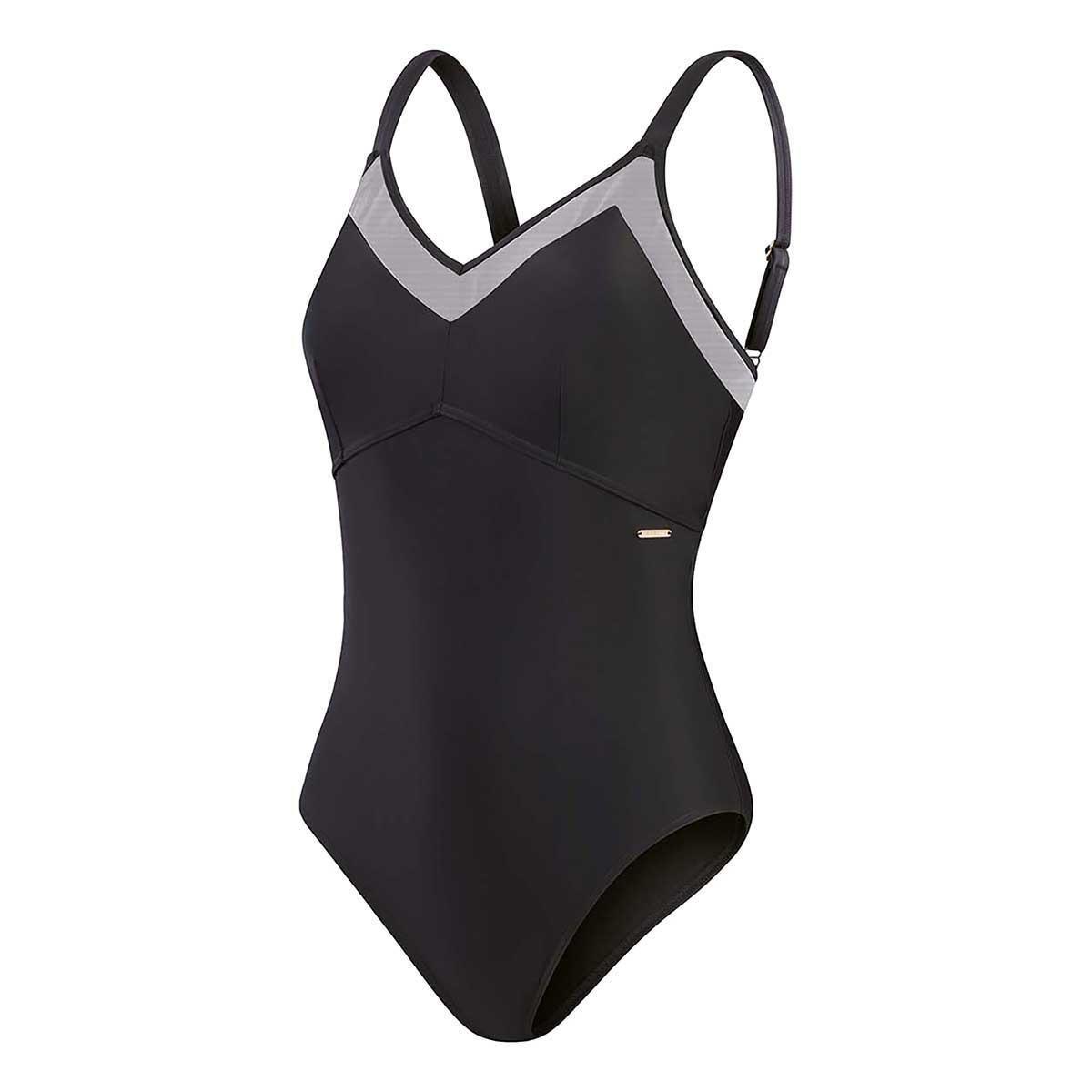 Badeanzug, Damen Eco Mesh Detail 1p Bla Damen  46 von speedo