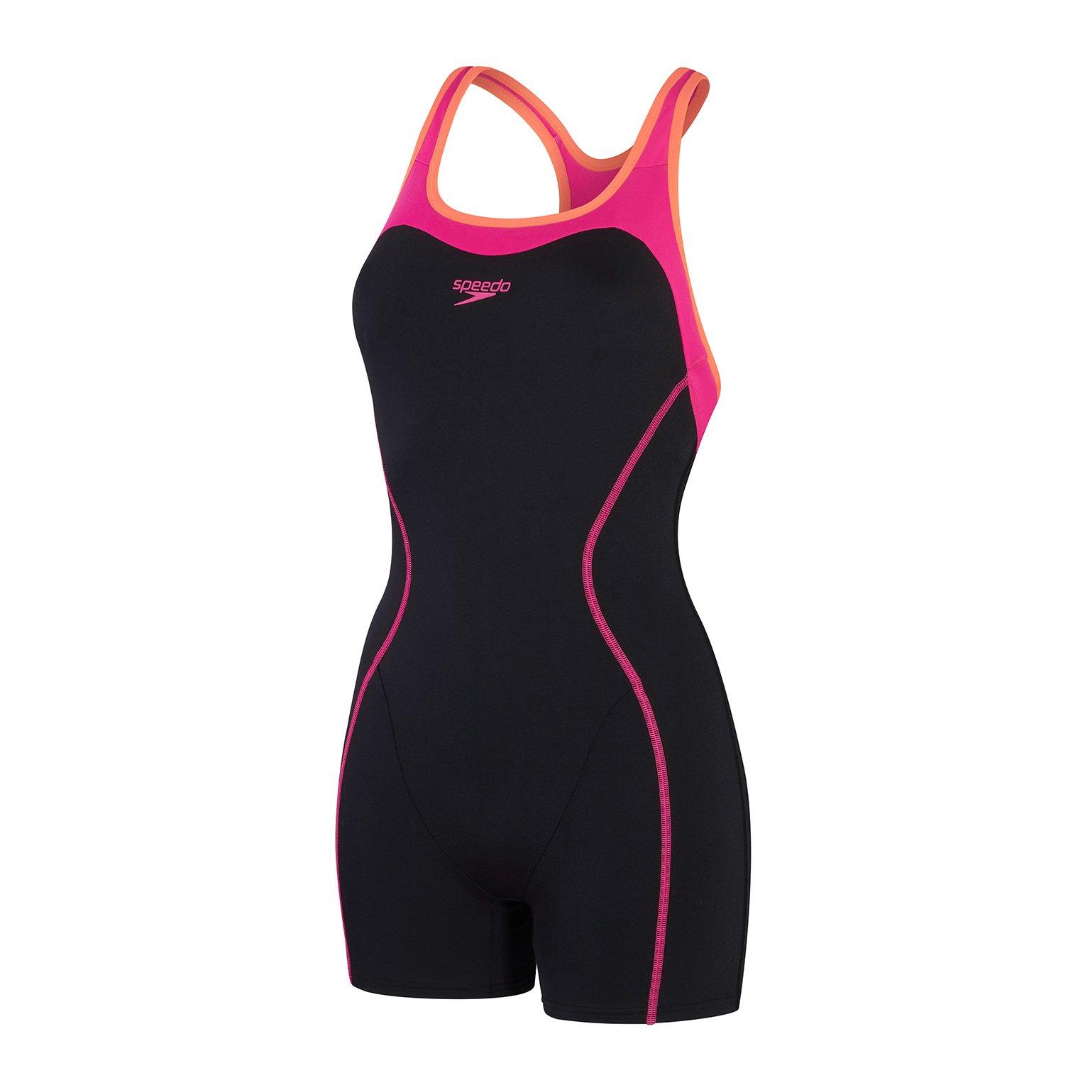 Badeanzug, Damen Eco+ Panel Legsuit Damen  42 von speedo