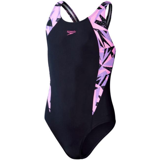 Badeanzug, Mädchen Hyper Boom Splice Muscleback Mädchen  5-6A von speedo