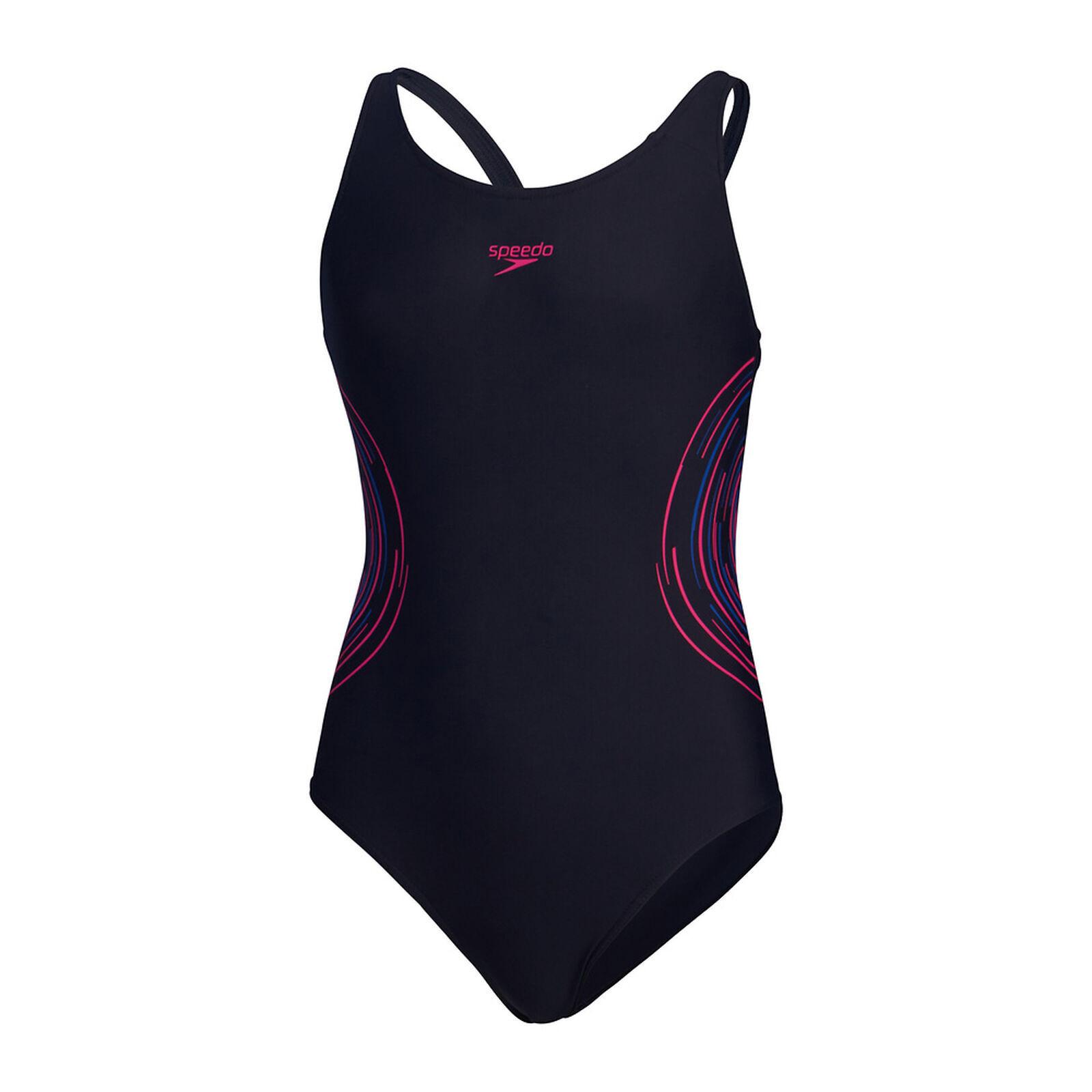 Badeanzug, Mädchen Placement Muscleback Mädchen  14A von speedo