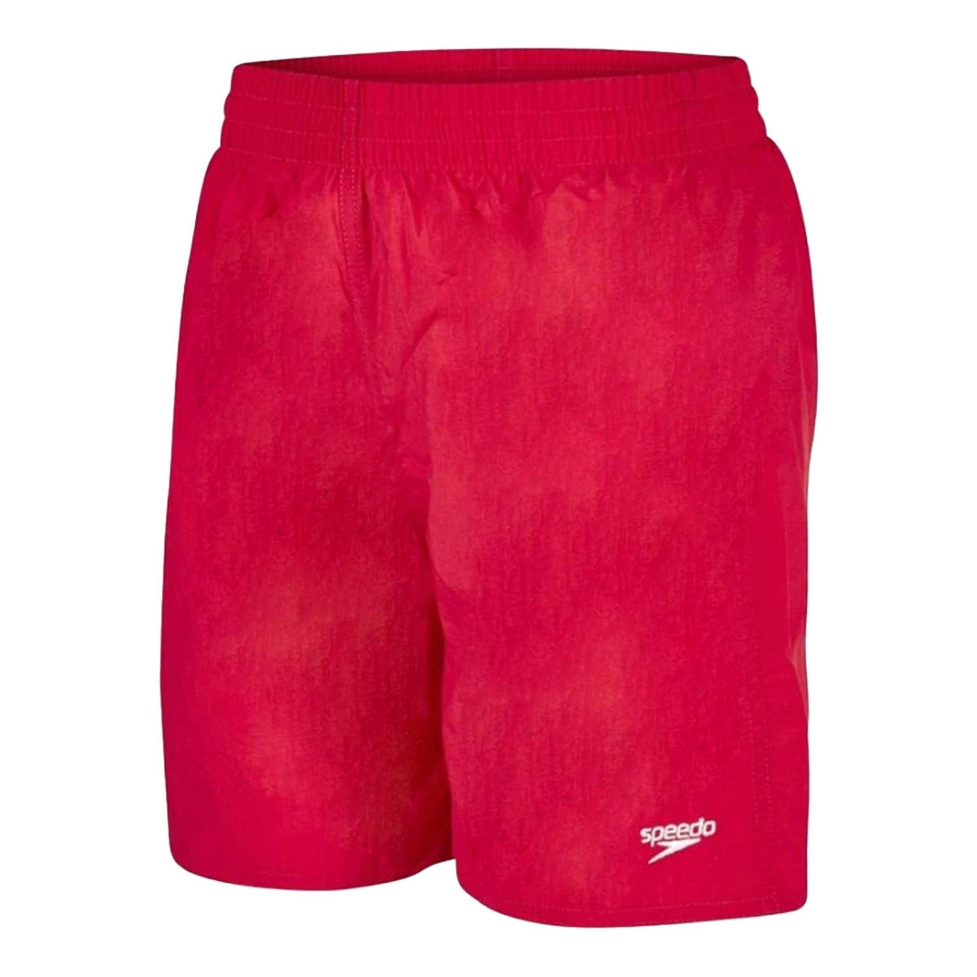 Essential Badeshorts Jungen Rot Bunt L von speedo