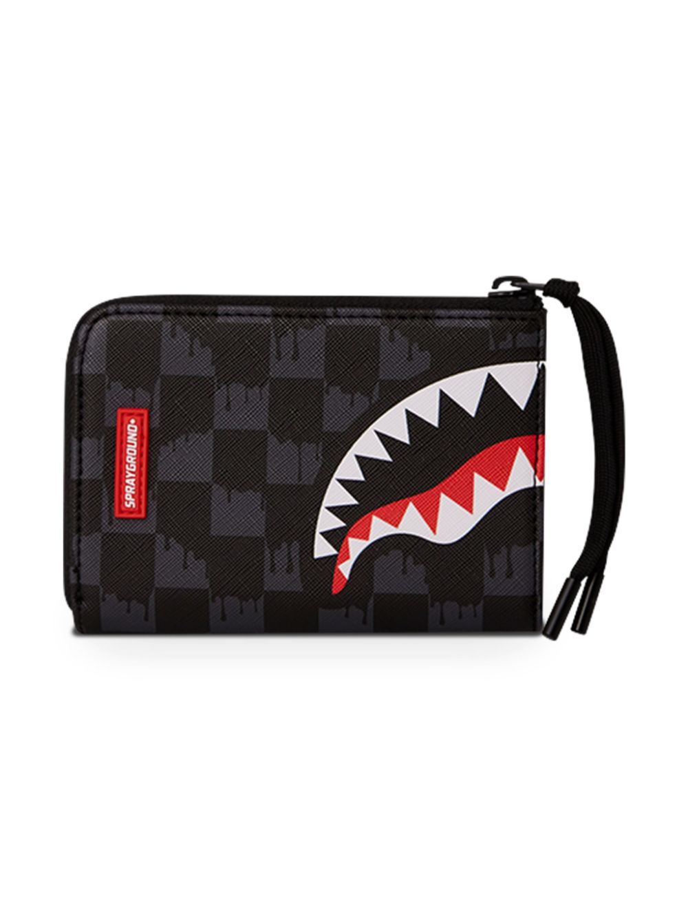 sprayground kid Drip Check Wallet - Black von sprayground kid