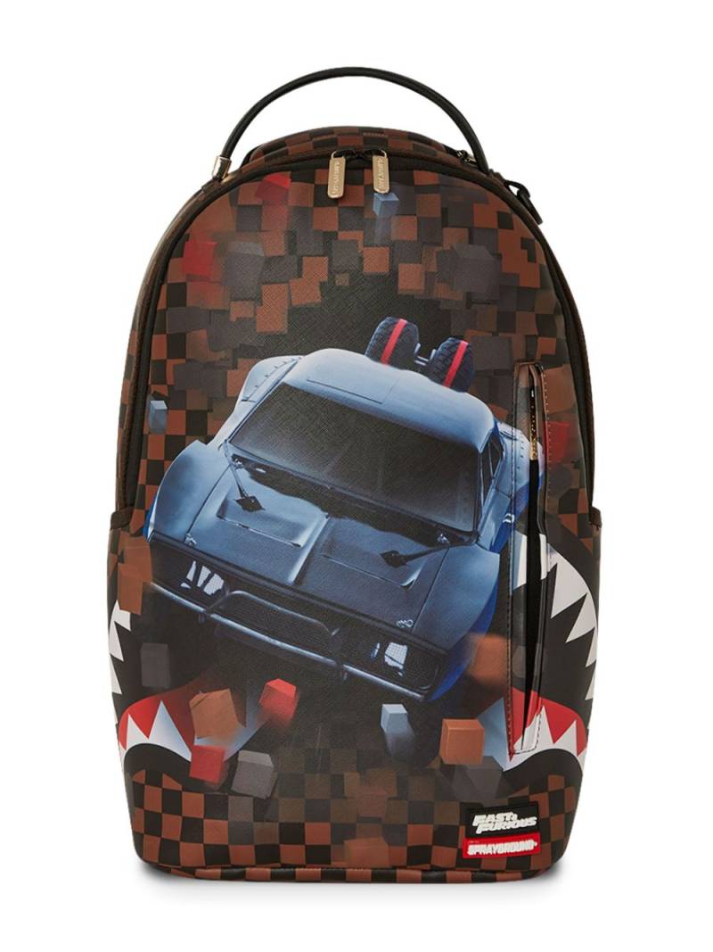 sprayground kid Fast Furious Diesel Shark backpack - Brown von sprayground kid