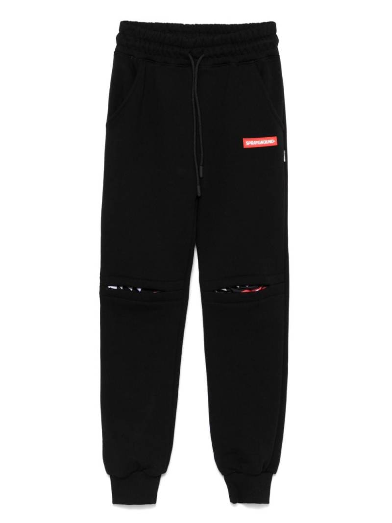 sprayground kid Hidden Shark track pants - Black von sprayground kid