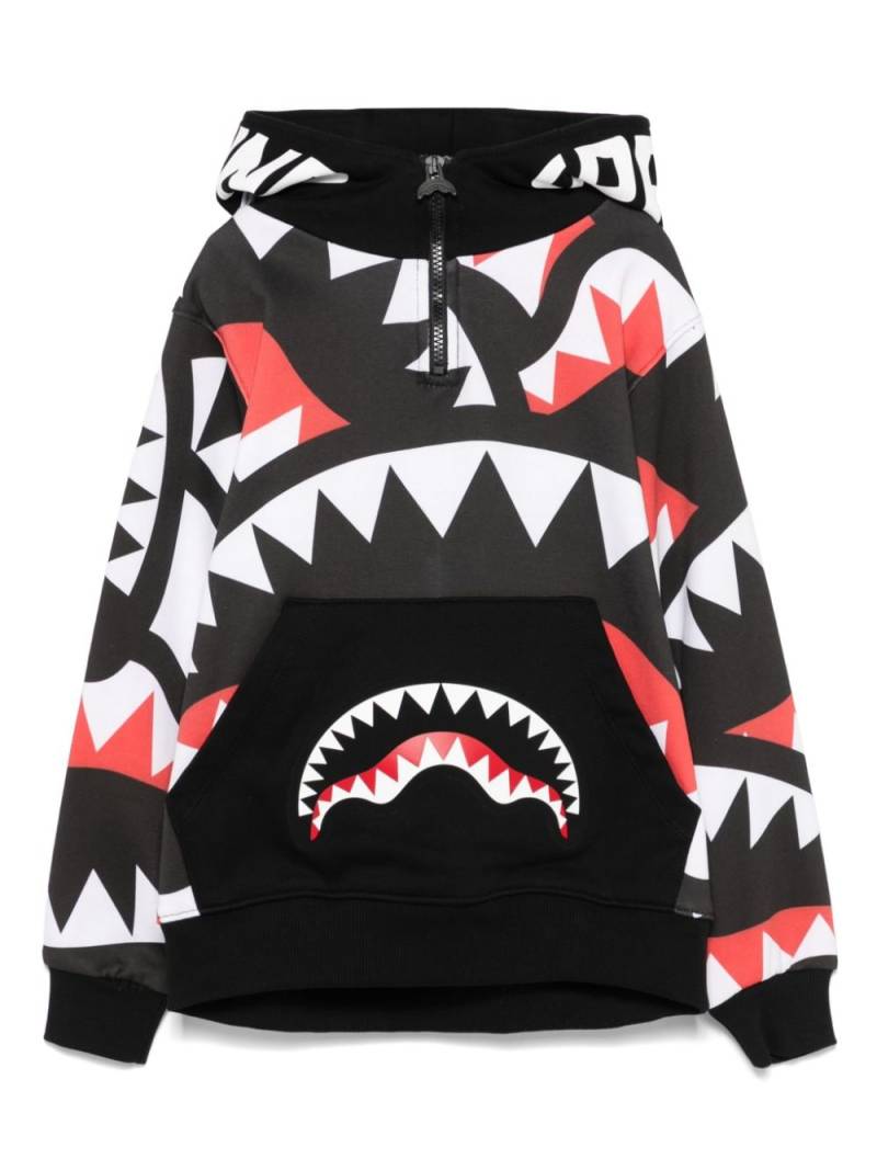 sprayground kid Maxi Shark hoodie - Brown von sprayground kid