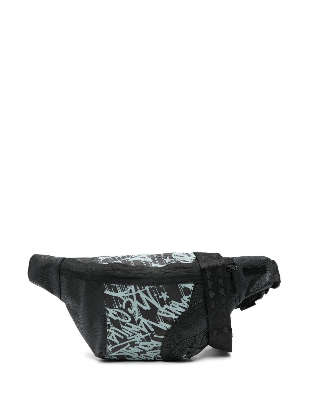 sprayground kid Midnight Raceway Graffiti belt bag - Black