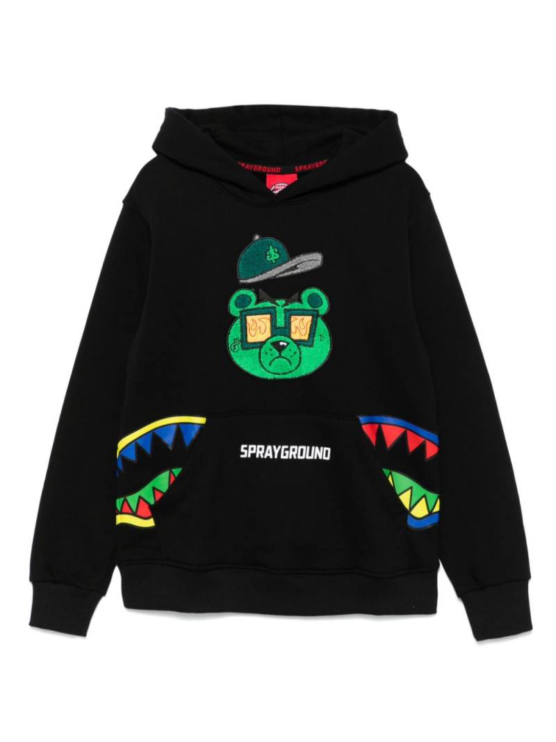 sprayground kid Money Bear Cut hoodie - Black von sprayground kid