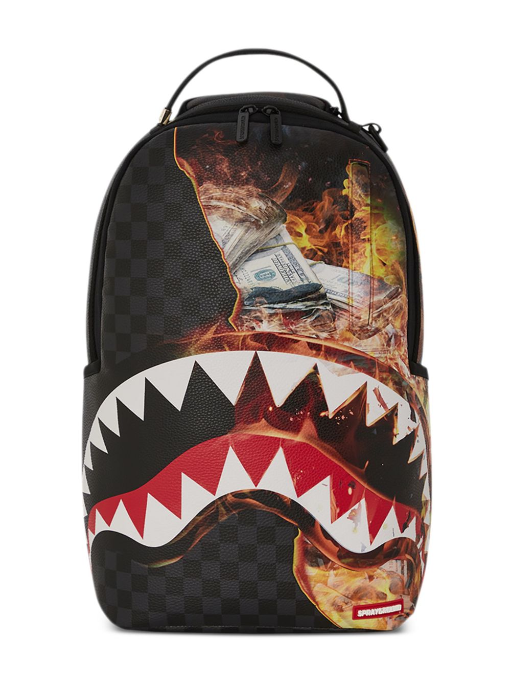 sprayground kid Shark Check backpack - Black von sprayground kid