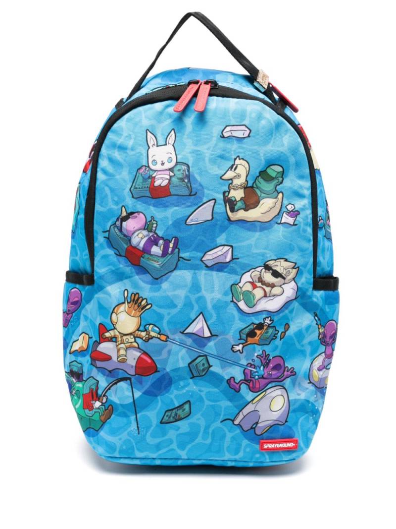 sprayground kid mini Pool Party backpack - Blue von sprayground kid