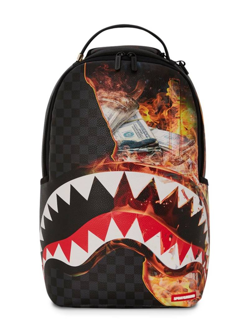 sprayground kid mix-print backpack - Black von sprayground kid