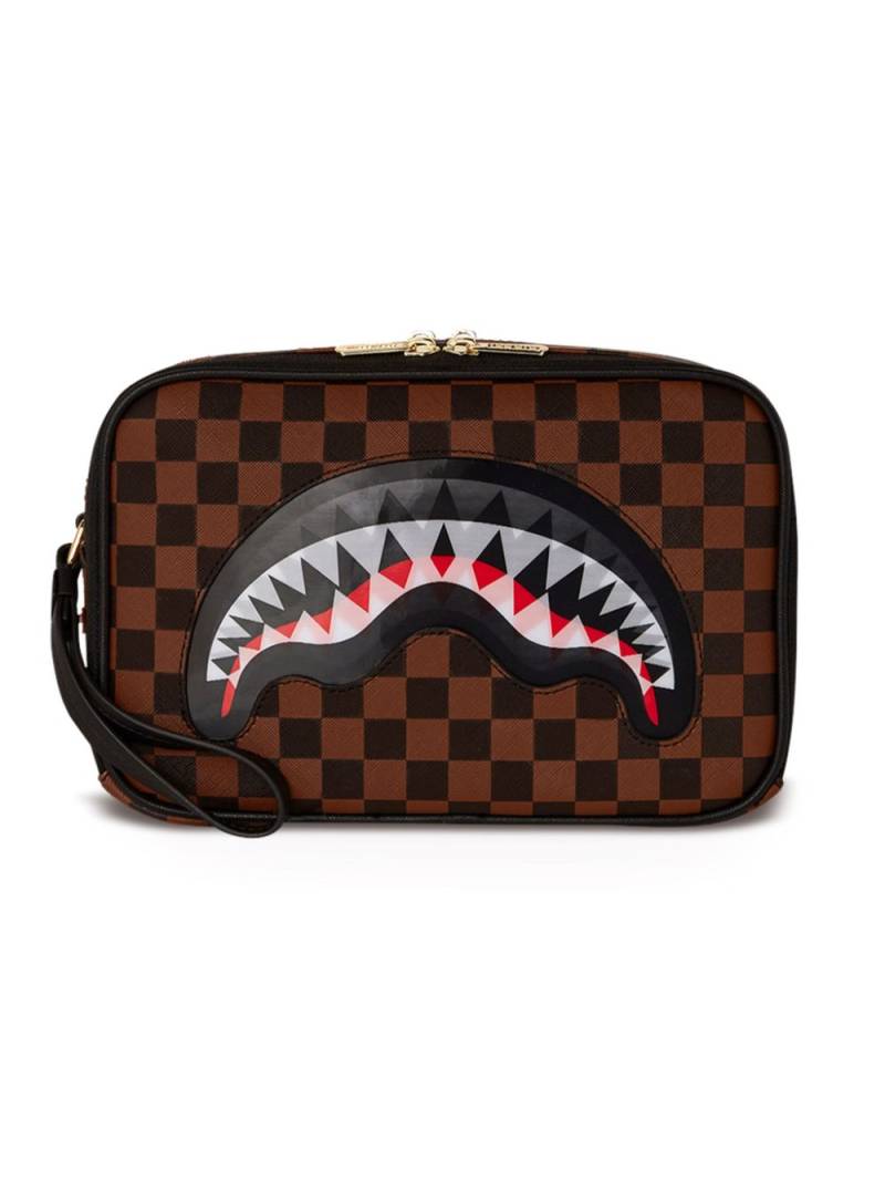 sprayground kid monster-print clutch bag - Brown von sprayground kid