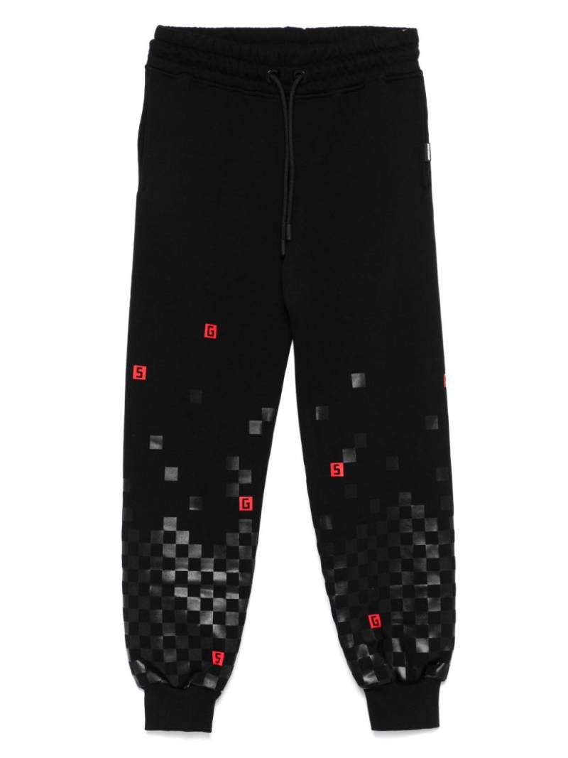 sprayground kid pixel check track pants - Black von sprayground kid