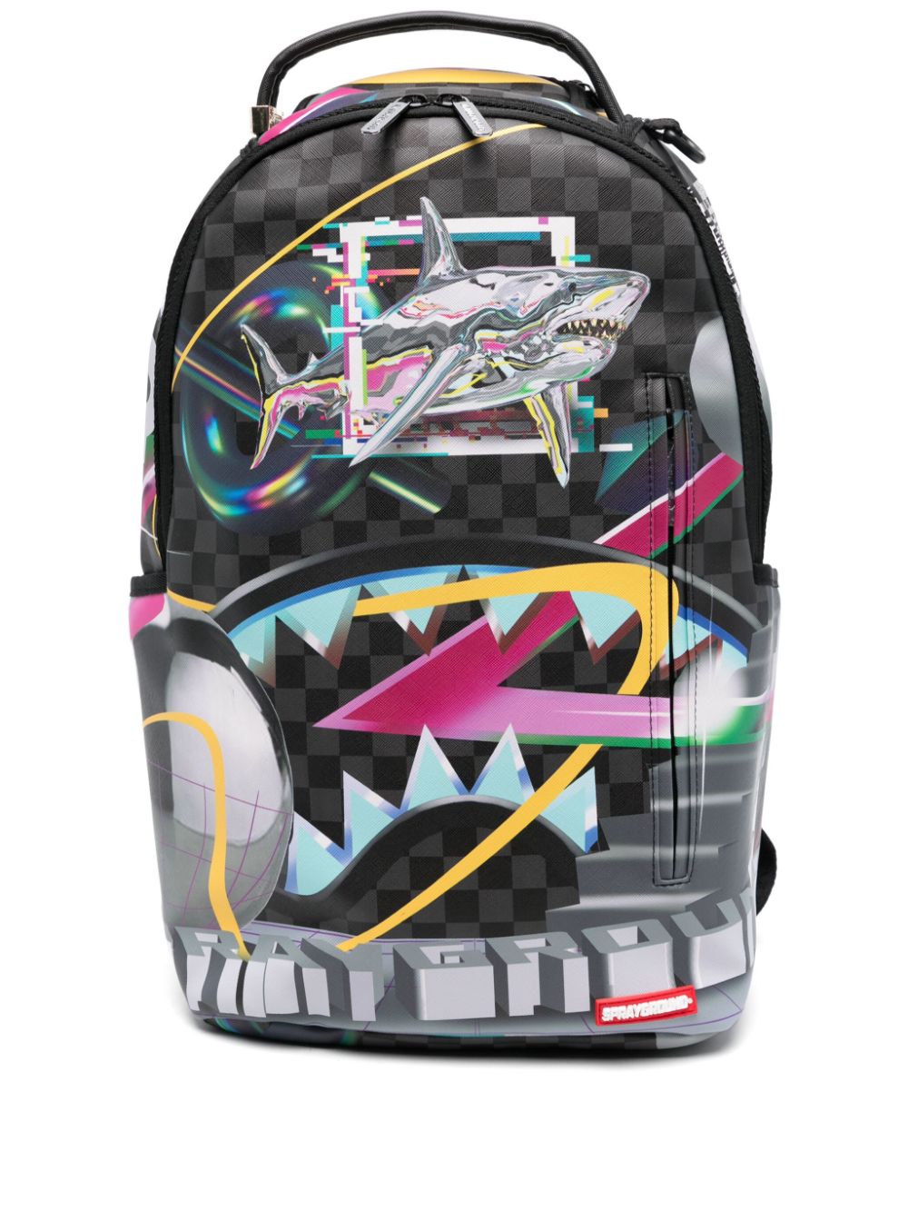 sprayground kid shark-print backpack - Black von sprayground kid