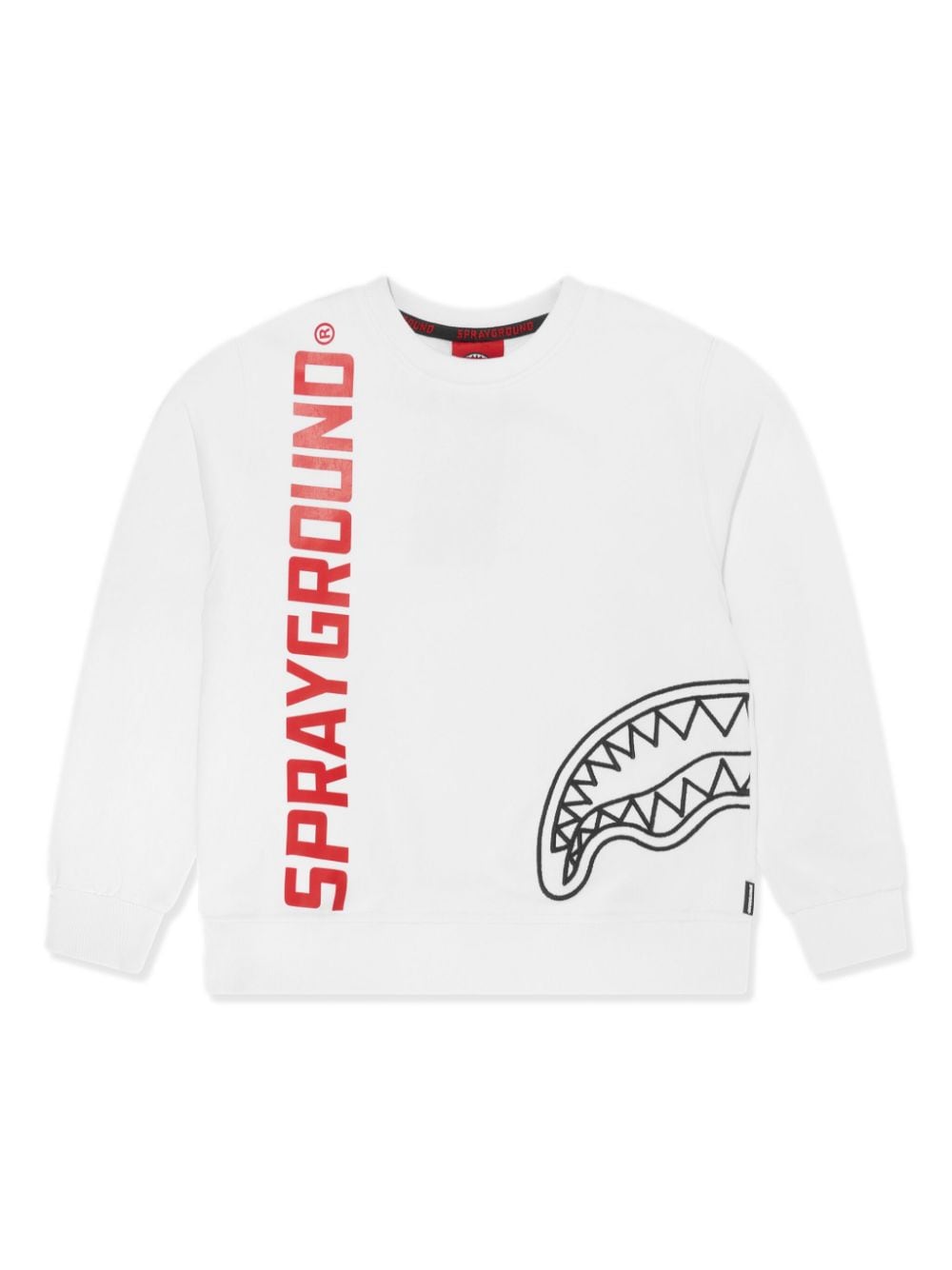 sprayground kid slogan-print cotton sweatshirt - White von sprayground kid