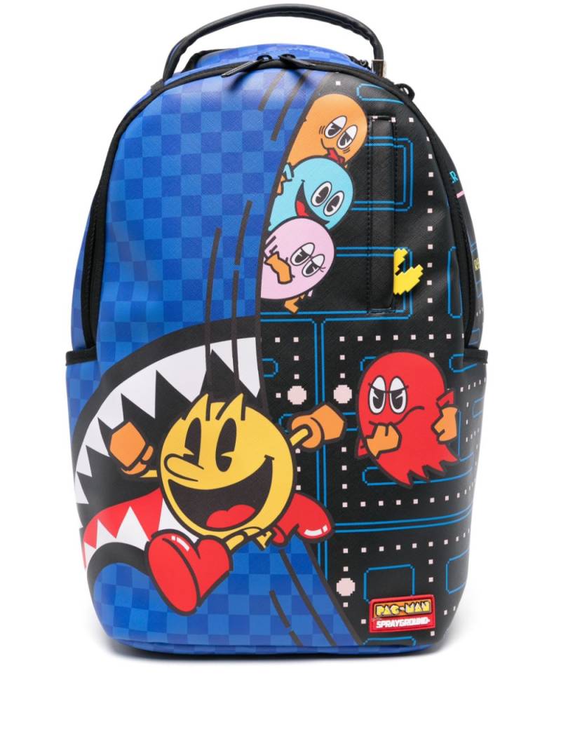 sprayground kid x Pac Man Running Reveal backpack - Blue von sprayground kid