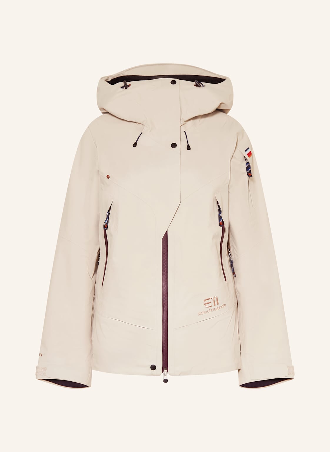 State Of Elevenate Hardshell-Skijacke Pure beige von state of elevenate