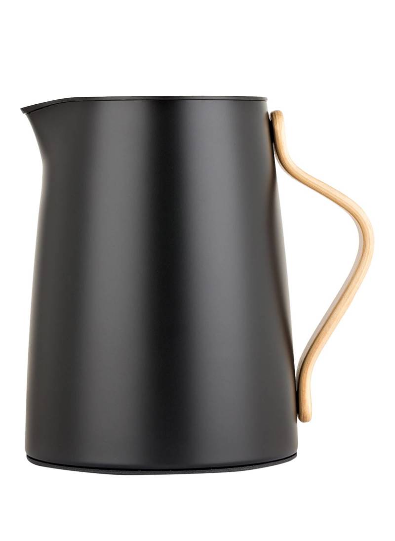 Stelton Isolierkanne Emma Mit Integriertem Teesieb schwarz von stelton