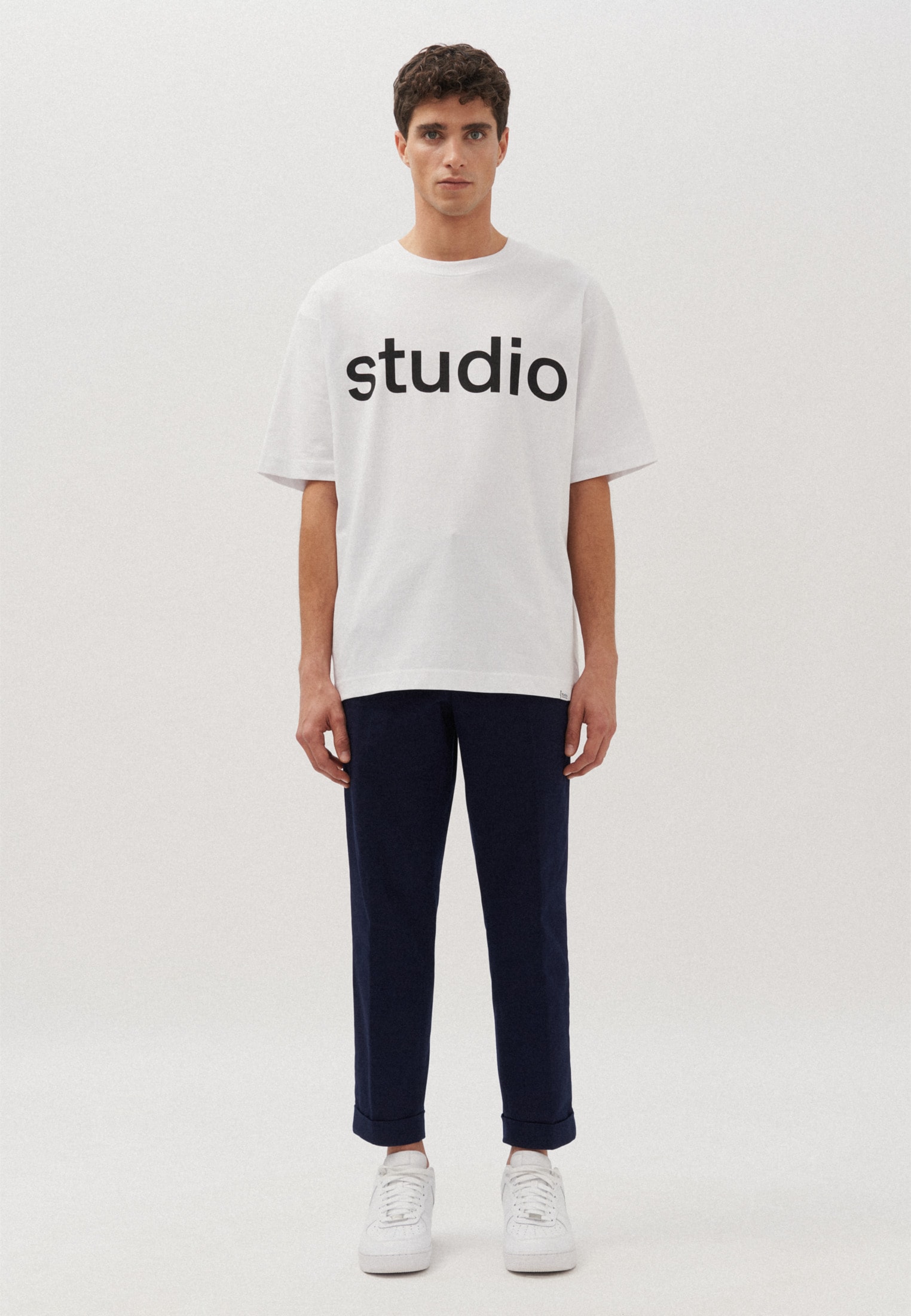 studio seidensticker T-Shirt »Studio«, Kurzarm Rundhals Uni von studio seidensticker