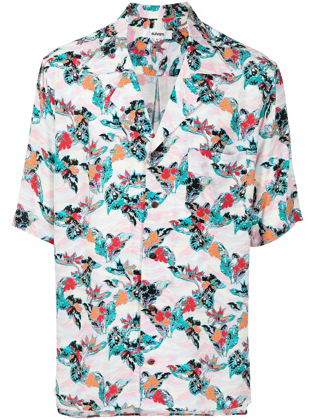 sulvam floral-print shirt - Multicolour von sulvam