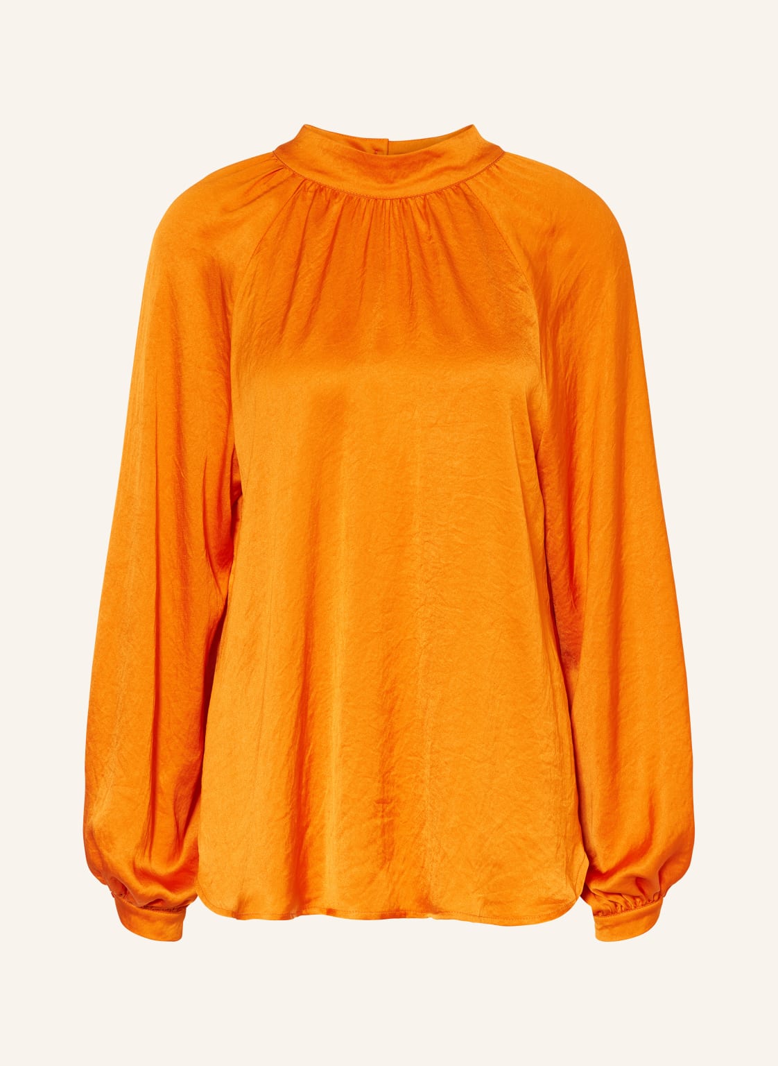 Summum Woman Blusenshirt Aus Satin orange von summum woman