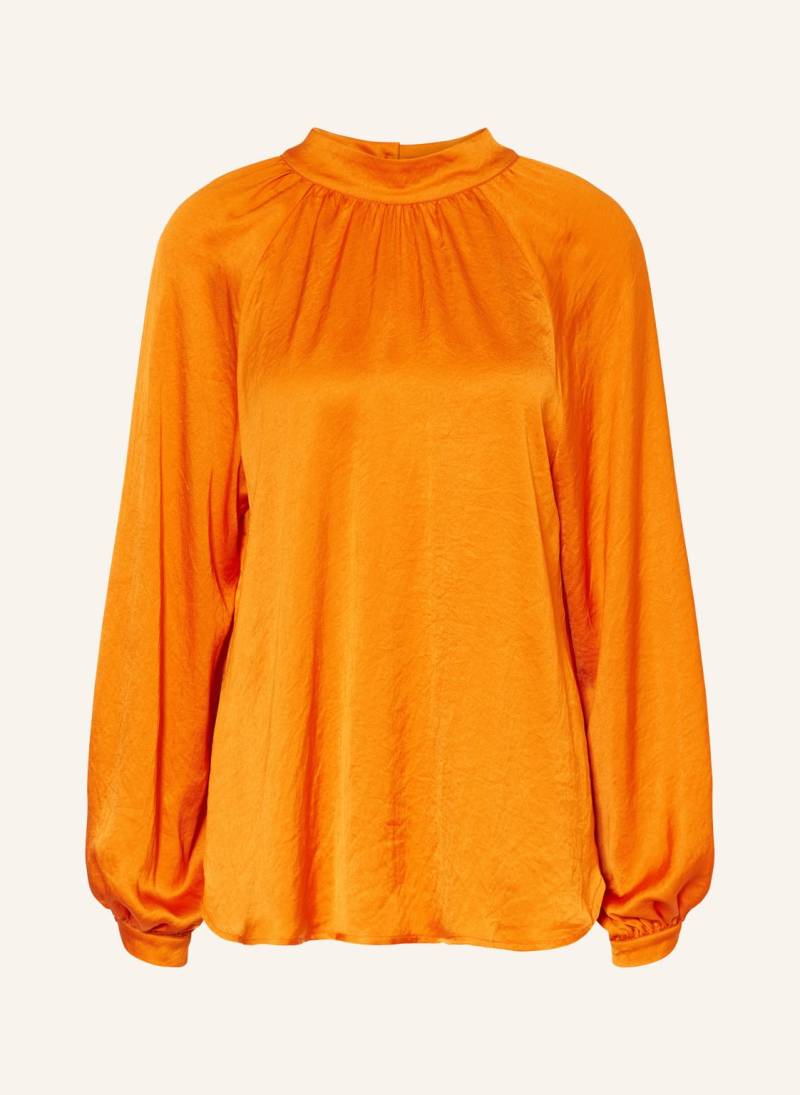 Summum Woman Blusenshirt Aus Satin orange von summum woman