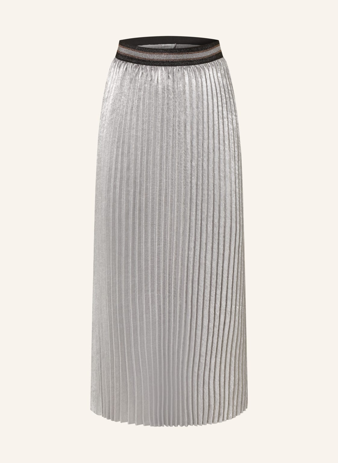 Summum Woman Plisseerock Mit Glitzergarn grau Summum Woman Plisseerock Mit Glitzergarn grau von summum woman