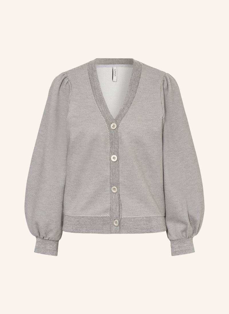 Summum Woman Strickjacke grau von summum woman