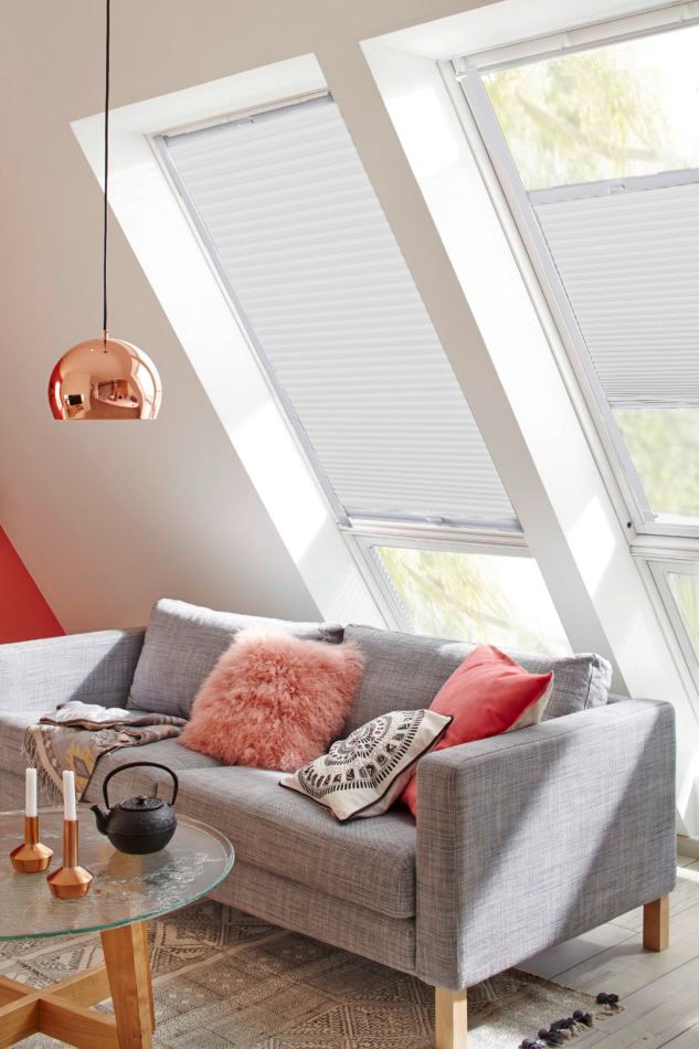 sunlines Dachfensterplissee »StartUp Style Honeycomb TL«, Lichtschutz, verspannt, mit Führungsschienen von sunlines