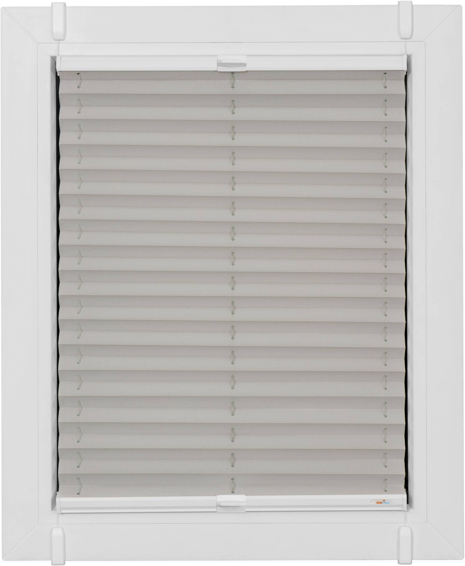sunlines Plissee »One Size Style Crepe«, blickdicht, ohne Bohren, verspannt, Zubehörfarbe weiss, zum Klemmen sunlines Plissee »One Size Style Crepe«, blickdicht, ohne Bohren, verspannt, Zubehörfarbe weiss, zum Klemmen von sunlines