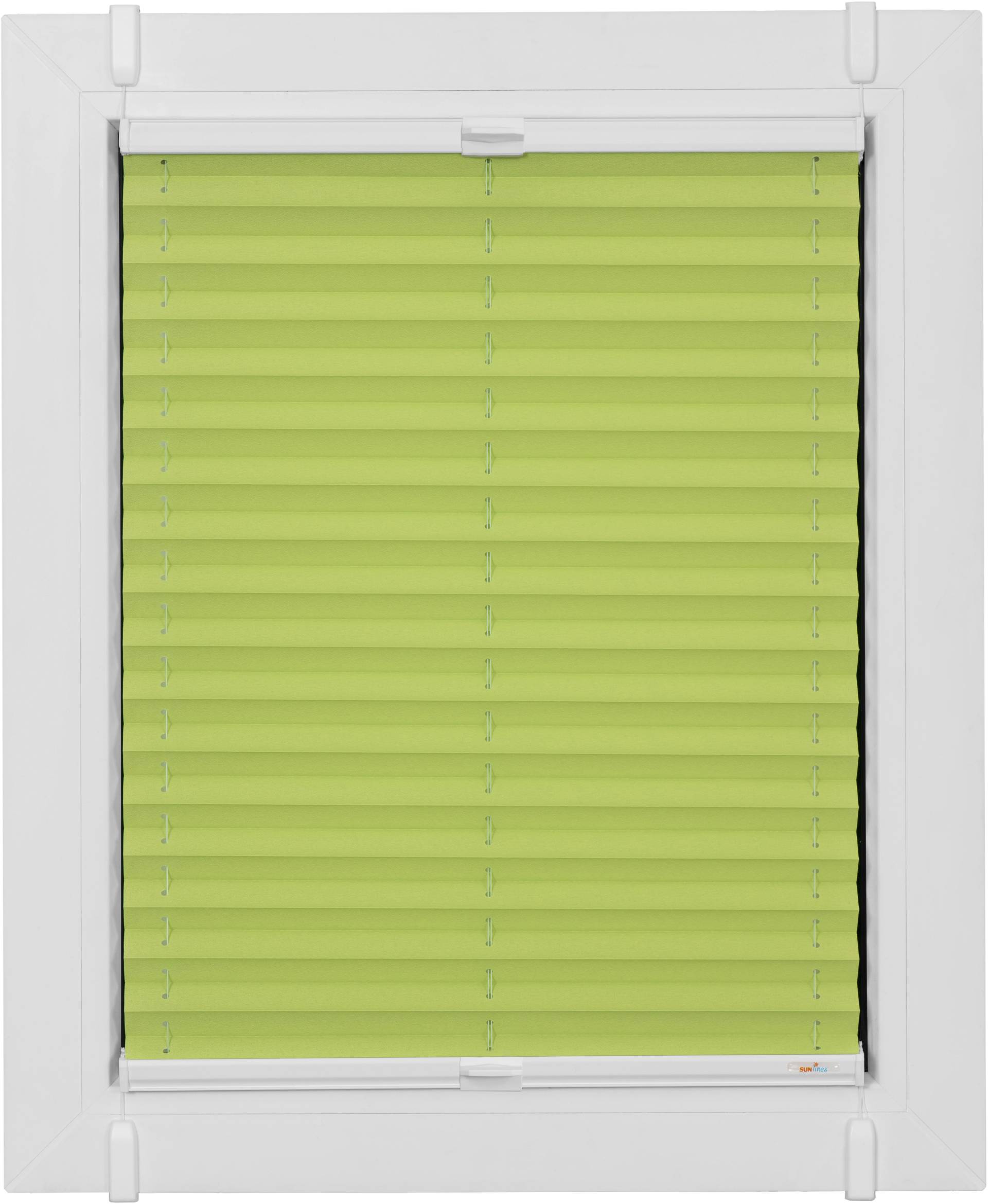 sunlines Plissee »One Size Style Crepe«, blickdicht, ohne Bohren, verspannt, Zubehörfarbe weiss, zum Klemmen sunlines Plissee »One Size Style Crepe«, blickdicht, ohne Bohren, verspannt, Zubehörfarbe weiss, zum Klemmen von sunlines