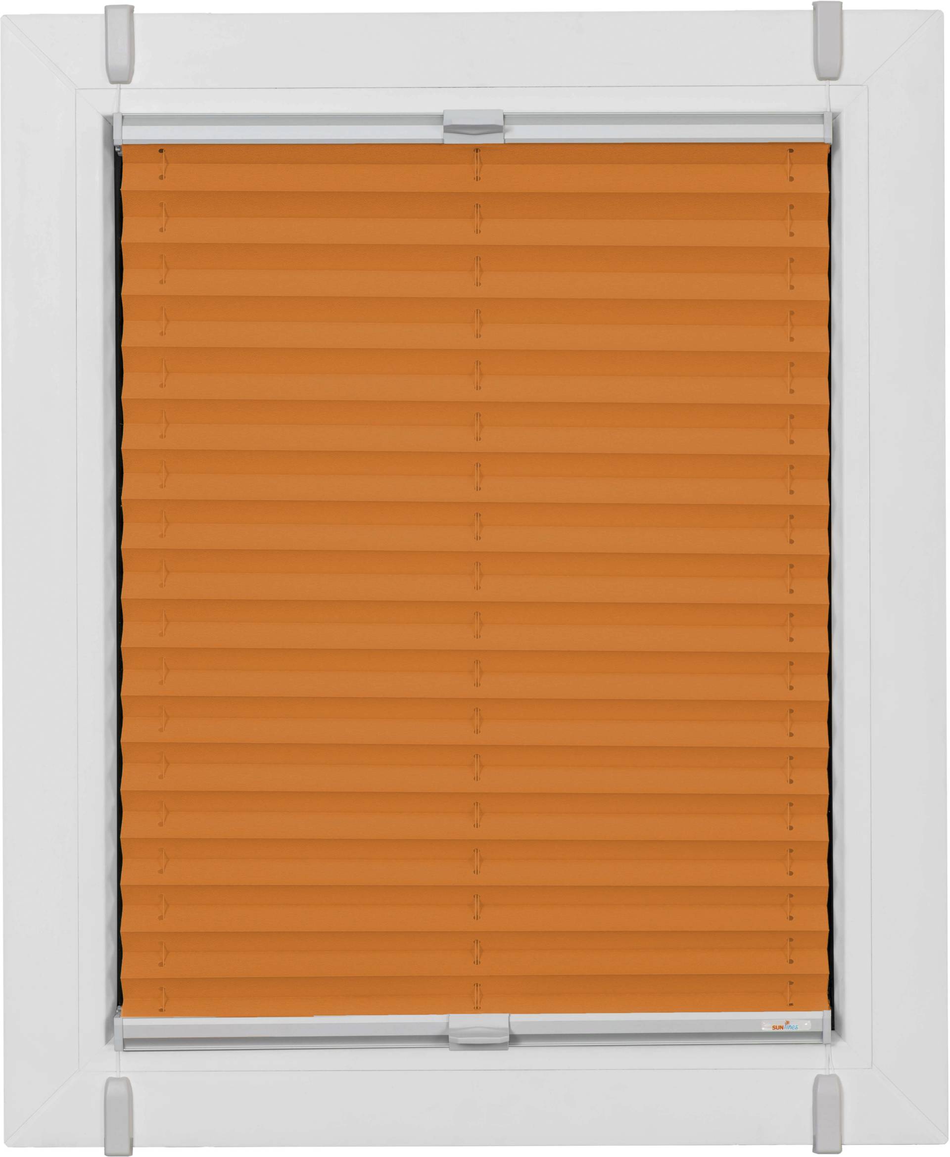 sunlines Plissee »One Size Style Crepe«, blickdicht, ohne Bohren, verspannt, Zubehörfarbe grau, zum Klemmen sunlines Plissee »One Size Style Crepe«, blickdicht, ohne Bohren, verspannt, Zubehörfarbe grau, zum Klemmen von sunlines