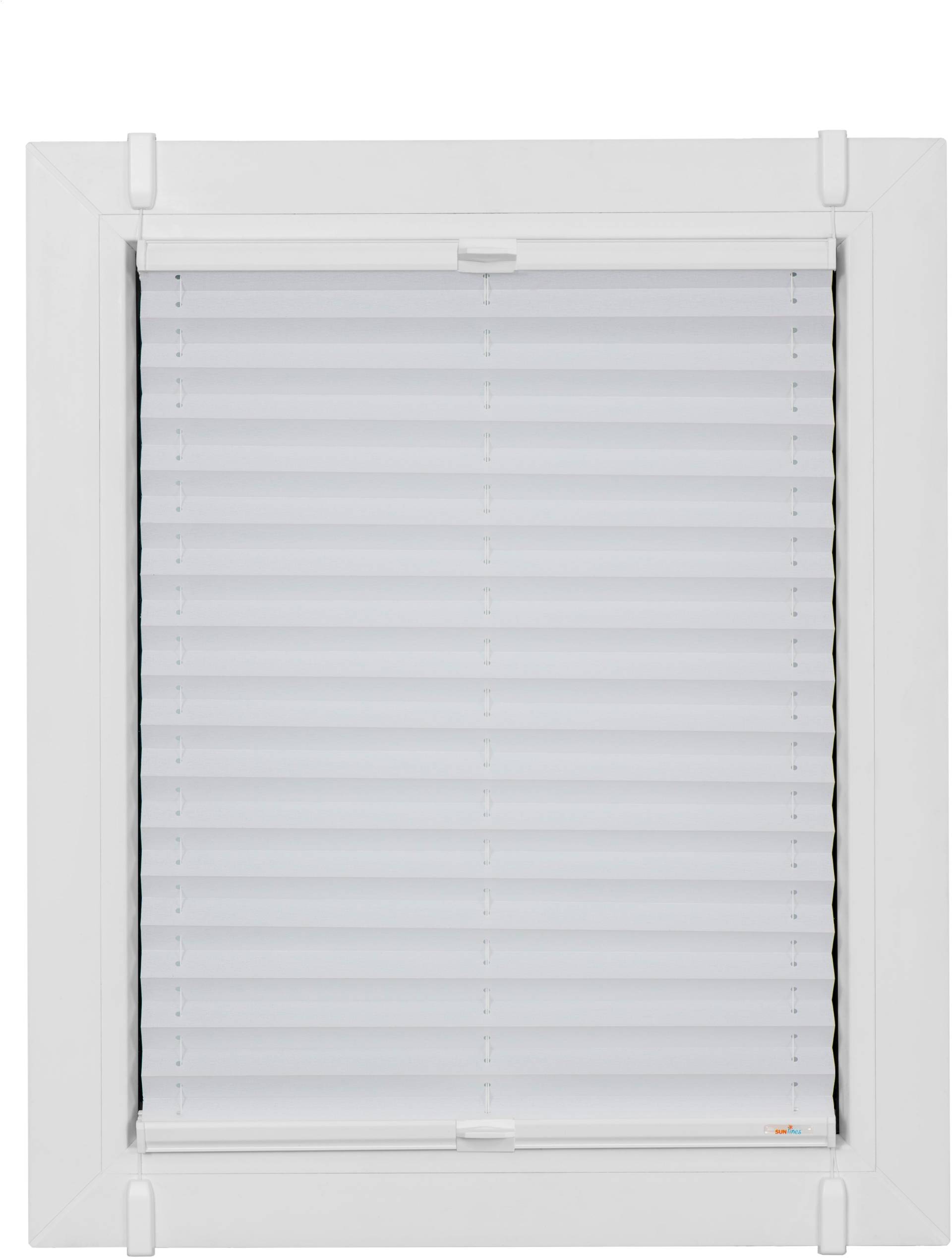 sunlines Plissee »One Size Style Crepe«, blickdicht, ohne Bohren, verspannt, Zubehörfarbe weiss, zum Klemmen sunlines Plissee »One Size Style Crepe«, blickdicht, ohne Bohren, verspannt, Zubehörfarbe weiss, zum Klemmen von sunlines