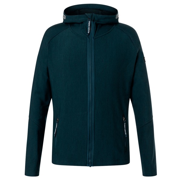 super.natural - Alpine Active Zip Hoodie - Fleecejacke Gr 46 - S;48/50 - M;52 - L;54 - XL;56 - XXL blau;braun von super.natural