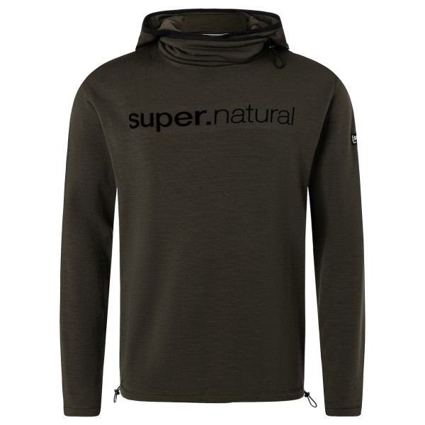 super.natural - Alpine Hooded II - Hoodie Gr L schwarz von super.natural