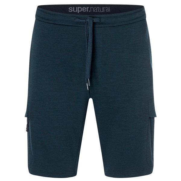 super.natural - Cargo Bio Shorts - Shorts Gr 46 - S blau von super.natural