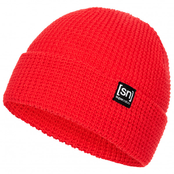 super.natural - City Beanie - Mütze Gr One Size rot von super.natural