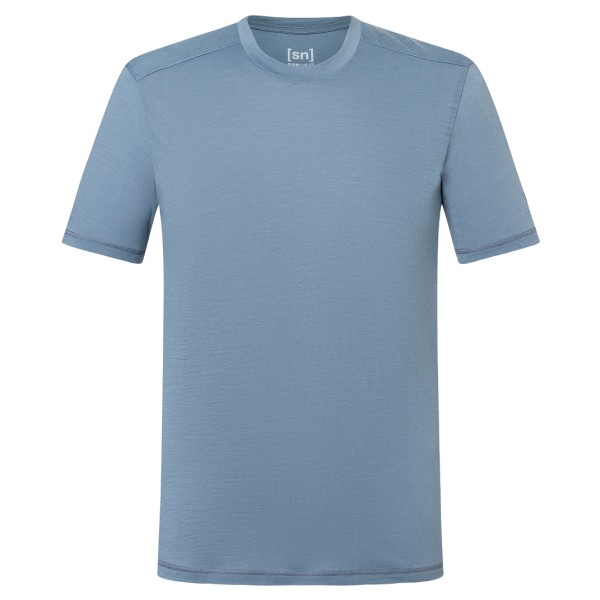 super.natural - Essential S/S - T-Shirt Gr 46 - S grau/blau von super.natural